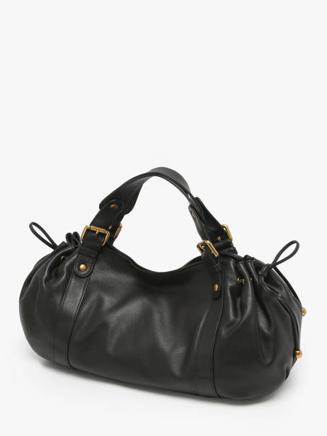 Schoudertas Icone Leder Gerard darel Zwart icone DDS01410 ander zicht 2