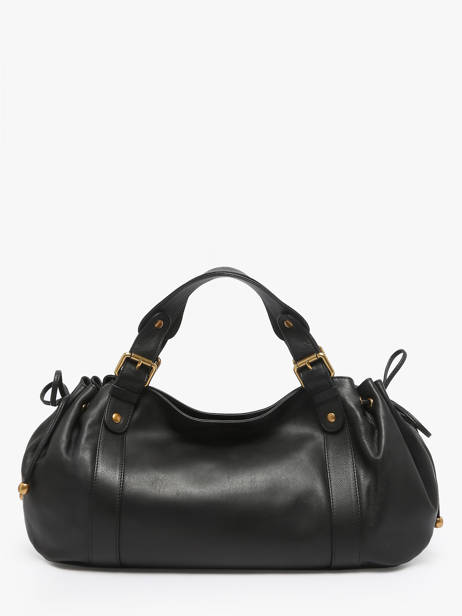 Schoudertas Icone Leder Gerard darel Zwart icone DDS01410 ander zicht 4