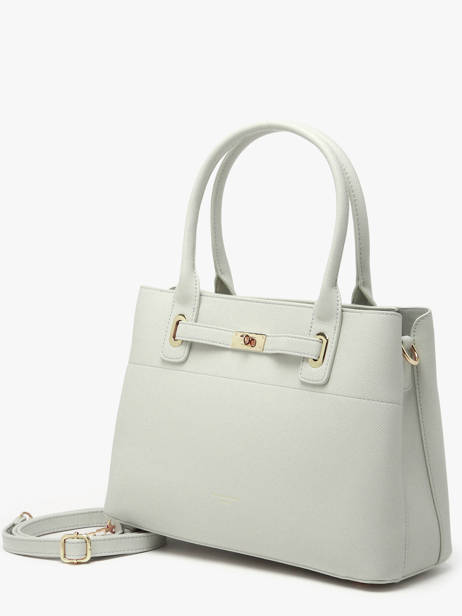 Handtas Saffiano David jones Blauw saffiano CM8353 ander zicht 2