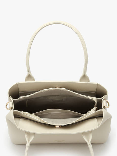 Handtas Saffiano David jones Beige saffiano CM8353 ander zicht 3