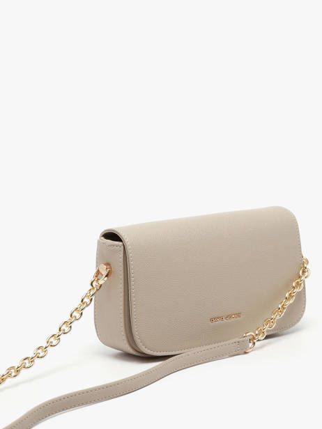 Cross Body Tas Saffiano David jones Bruin saffiano CM8419 ander zicht 2