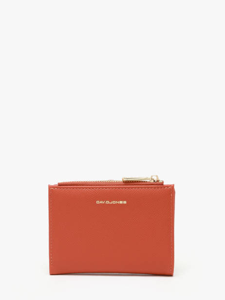Portefeuille Saffiano David jones Oranje saffiano P163 ander zicht 2