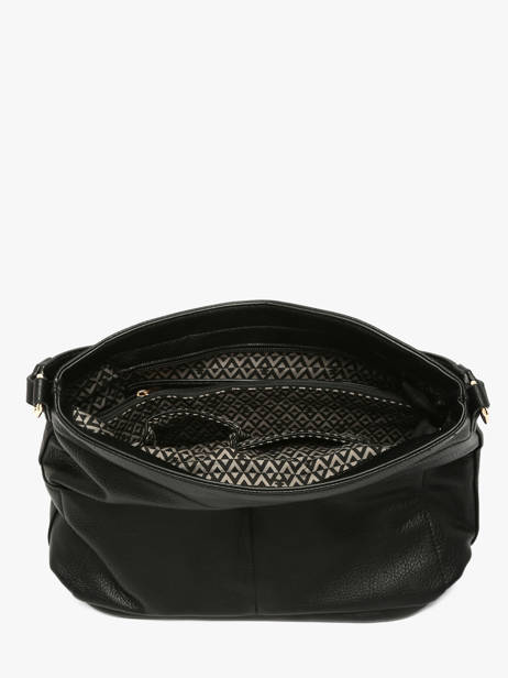 Schoudertas Soft Lulu castagnette Zwart soft AISSAM ander zicht 3