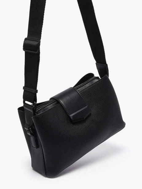 Cross Body Tas City Polyurethaan David jones Zwart city CM8303 ander zicht 1