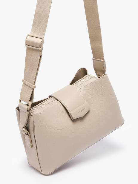 Cross Body Tas City Polyurethaan David jones Bruin city CM8303 ander zicht 2