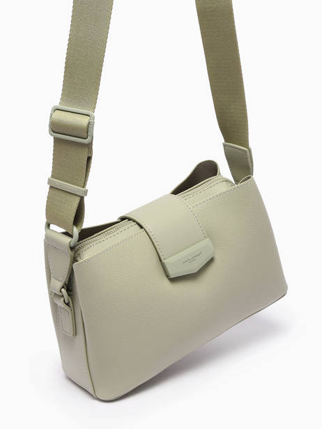 Cross Body Tas City Polyurethaan David jones Groen city CM8303 ander zicht 2