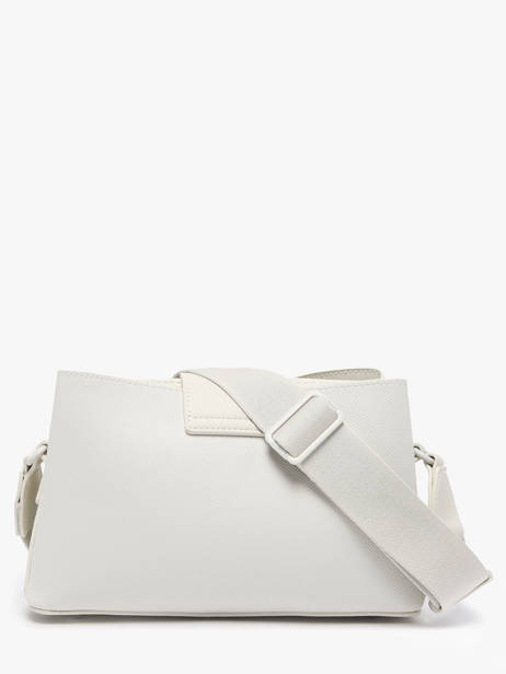 Cross Body Tas City Polyurethaan David jones Wit city CM8303 ander zicht 4