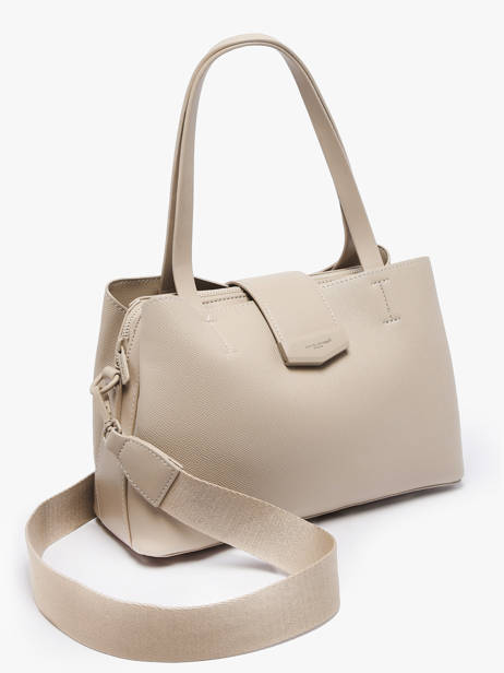 Schoudertas City Polyurethaan David jones Beige city CM8304 ander zicht 1