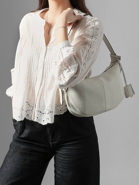 Schoudertas M Victoire Leder Lancel Wit victoire A13993 ander zicht 1
