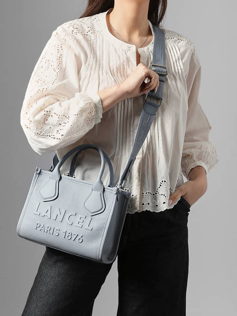 Cross Body Tas S Jour Leder Lancel Blauw jour A12995 ander zicht 1