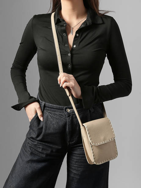 Cross Body Tas Brodery Miniprix Bruin brodery 19675 ander zicht 1