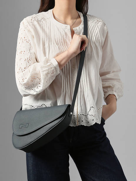 Cross Body Tas Sunny Leder Nathan baume Blauw n city 6 ander zicht 1