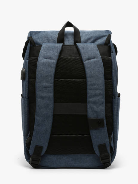 Business Rugzak David jones Blauw business PC037A ander zicht 4
