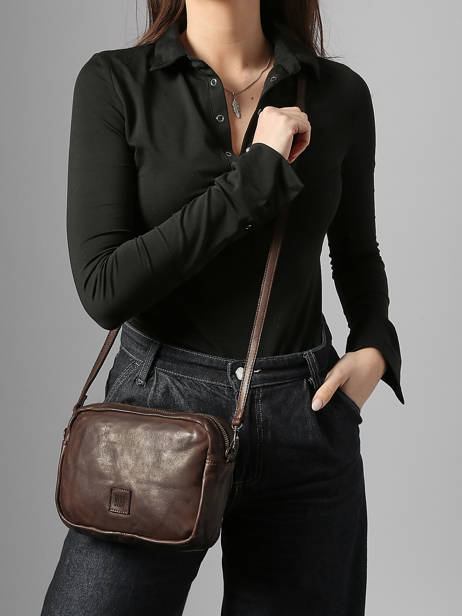 Cross Body Tas Heritage Leder Biba Bruin heritage BT32 ander zicht 1