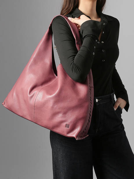 Schoudertas Heritage Leder Biba Roze heritage STT1L ander zicht 1