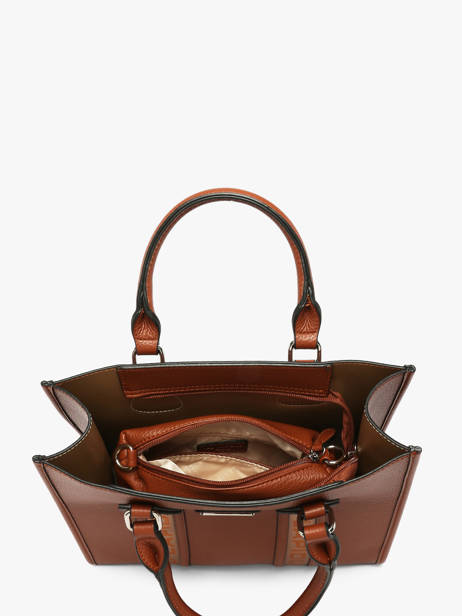 Handtas Clarence Ted lapidus Bruin clarence AV51101 ander zicht 2