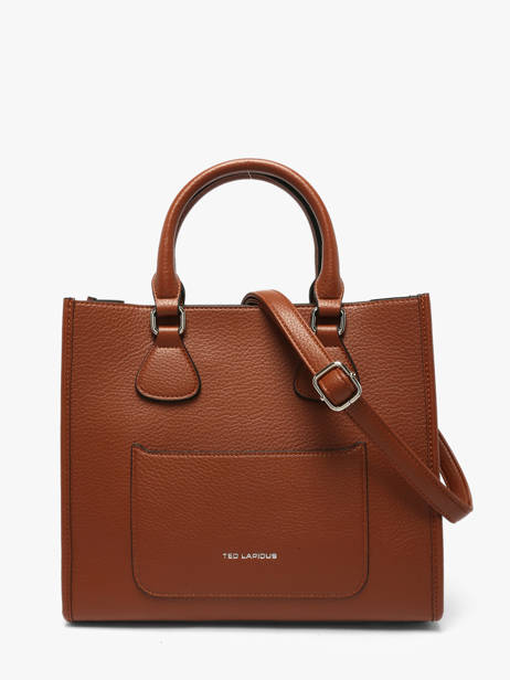 Handtas Clarence Ted lapidus Bruin clarence AV51101 ander zicht 3