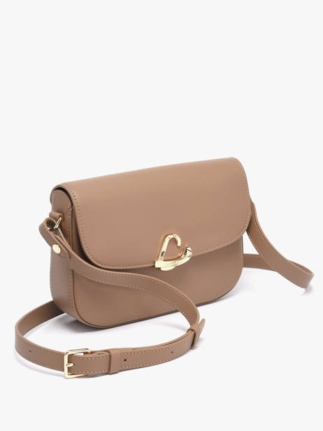 Cross Body Tas Paris Philos Leder Lancaster Bruin paris philos 81 ander zicht 2