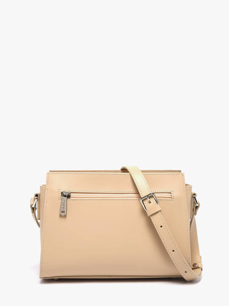 Cross Body Tas Smooth Leder Lancaster Beige smooth 437-02 ander zicht 4