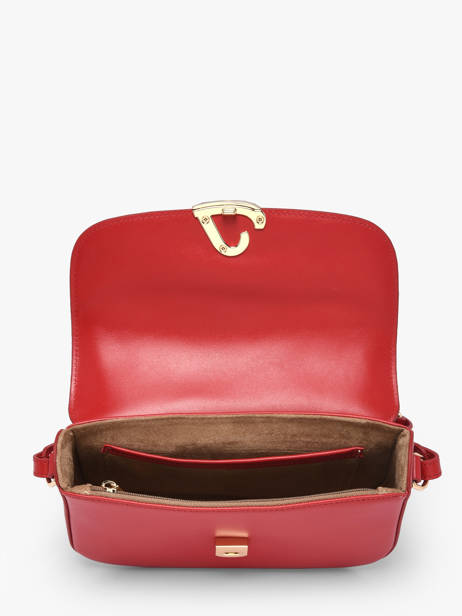 Cross Body Tas Paris Philos Leder Lancaster Rood paris philos 81 ander zicht 3