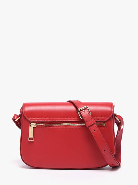 Cross Body Tas Paris Philos Leder Lancaster Rood paris philos 81 ander zicht 4