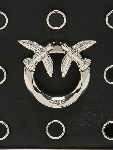 Cross Body Tas Love Bag Soft Leder Pinko Zwart love bag soft 6023A39A ander zicht 2