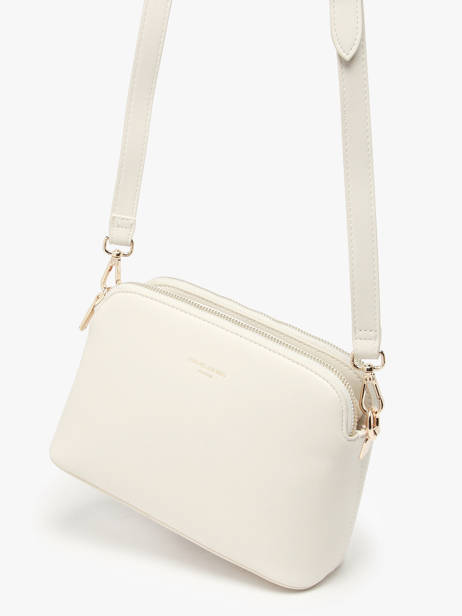 Cross Body Tas French Polyurethaan David jones Wit french CM7342 ander zicht 2