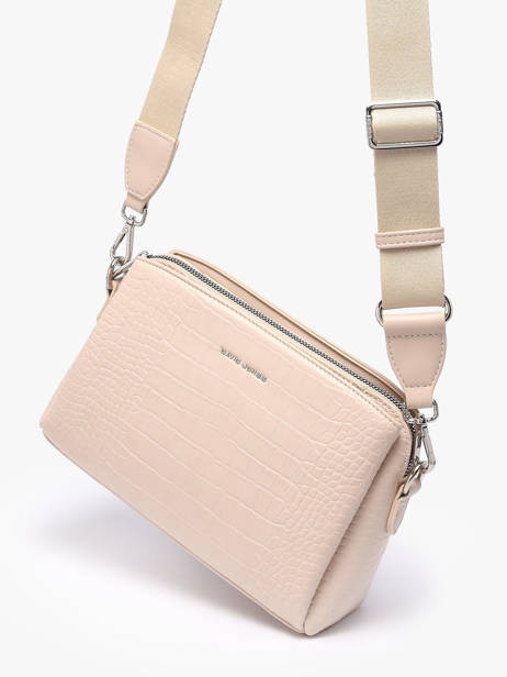 Cross Body Tas South Africa Polyurethaan David jones Beige south africa CM8312 ander zicht 1