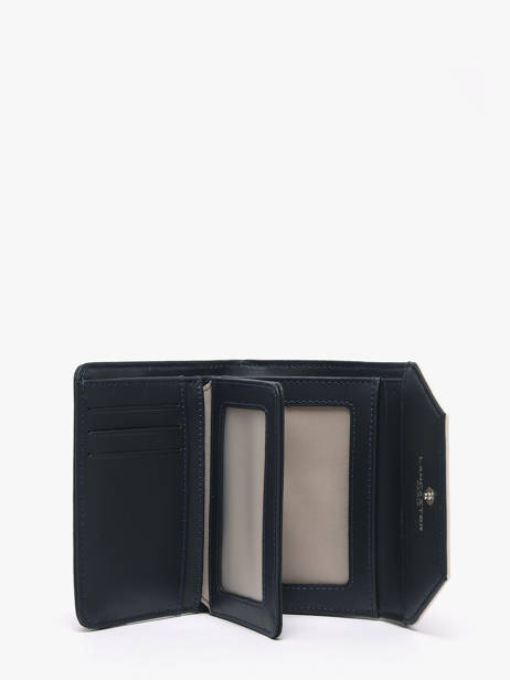 Portefeuille Smooth Leder Lancaster Blauw smooth 2 ander zicht 1