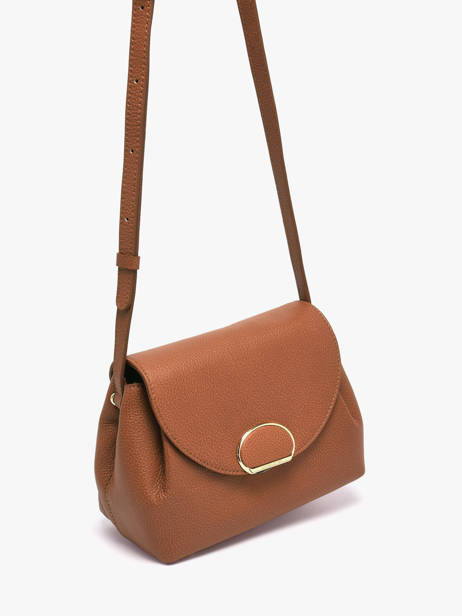 Cross Body Tas Milano Pia Leder Lancaster Bruin milano pia 130 ander zicht 1