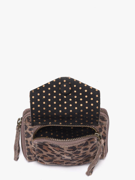 Portemonnee Leder Pieces Beige naina 17117178 ander zicht 2