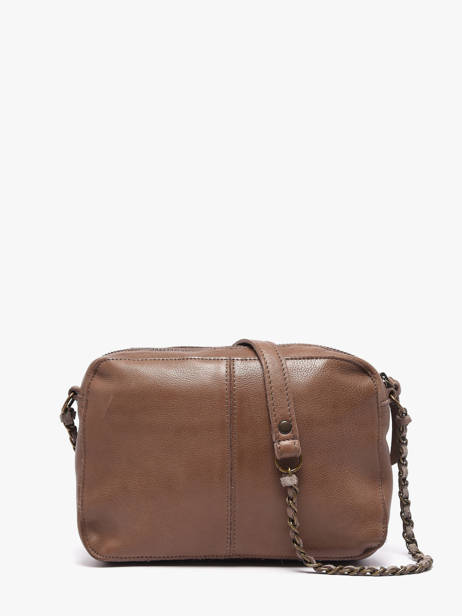 Cross Body Tas Naina Leder Pieces Beige naina 17063358 ander zicht 4