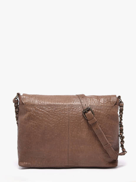 Cross Body Tas Felizia Leder Pieces Bruin felizia 17116819 ander zicht 3