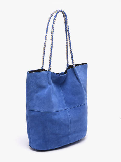 Schoudertas Brianna Leder Pieces Blauw brianna 17163617 ander zicht 1