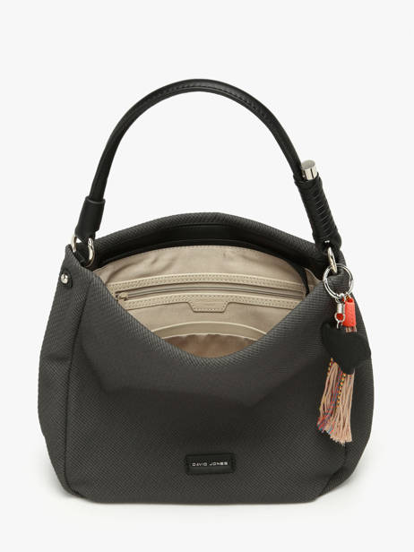 Schoudertas Grigri Polyurethaan David jones Zwart grigri CM8384 ander zicht 2