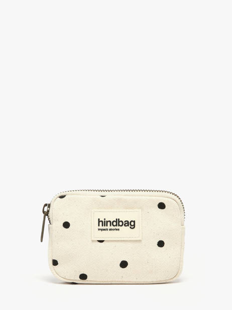 Portemonnee Hindbag Beige pois PO