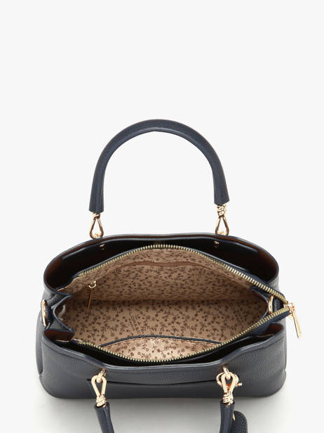 Cross Body Tas Grained Miniprix Blauw grained H6931 ander zicht 2