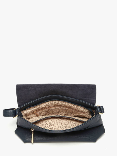 Cross Body Tas Grained Flora & co Blauw grained F7557OR ander zicht 2
