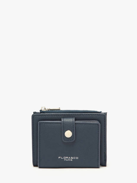 Portemonnee Met Kaarthouder Saffiano Miniprix Blauw saffiano F5012
