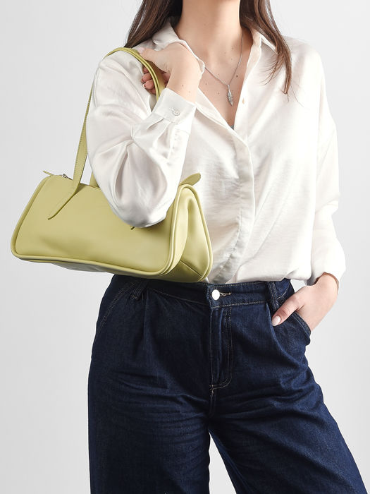 Longchamp Looong Schoudertas Groen