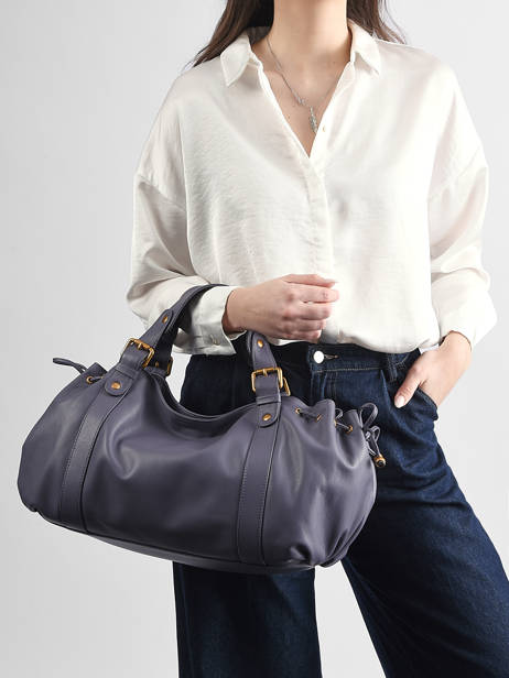 Schoudertas Icone Leder Gerard darel Violet icone DDS01410 ander zicht 1
