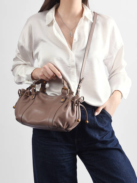 Cross Body Tas Icone Leder Gerard darel Bruin icone DDS73410 ander zicht 1