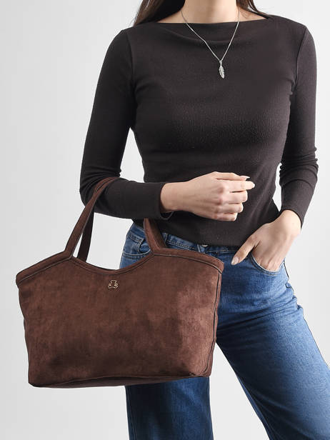 Handtas Identite Lulu castagnette Bruin identite D ander zicht 1