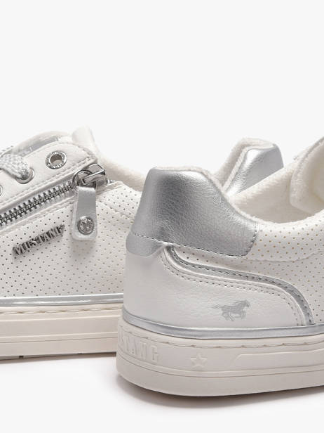 Sneakers Mustang Wit women M0032006 ander zicht 2