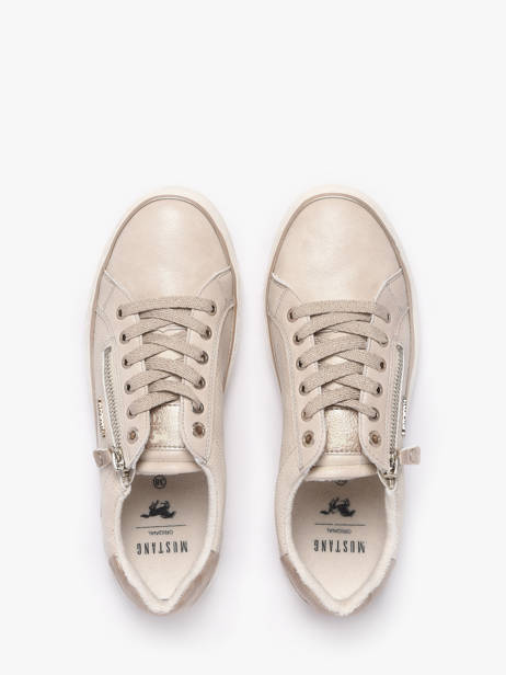 Sneakers Mustang Beige women M0032006 ander zicht 3