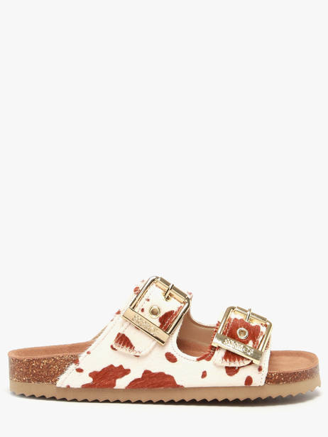 Sandalen Uit Leder Colors of california Bruin accessoires HCBIO502