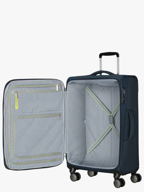 Soepele Reiskoffer Wanderlite American tourister Blauw wanderlite 158077 ander zicht 3