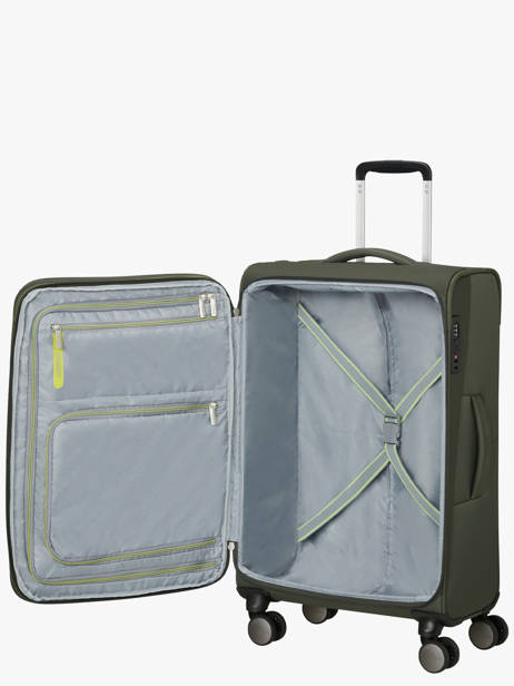 Soepele Reiskoffer Wanderlite American tourister Groen wanderlite 158077 ander zicht 3