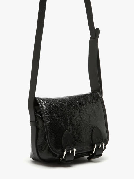 Cross Body Tas Eclipse Leder Paul marius Zwart eclipse LOULOUS ander zicht 1