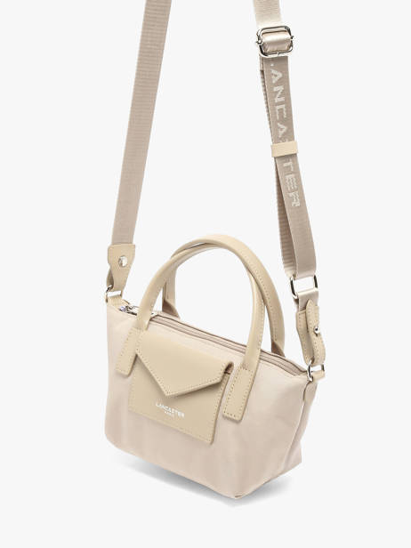 Cross Body Tas Smart Kba Nylon Lancaster Beige smart kba 39 ander zicht 1